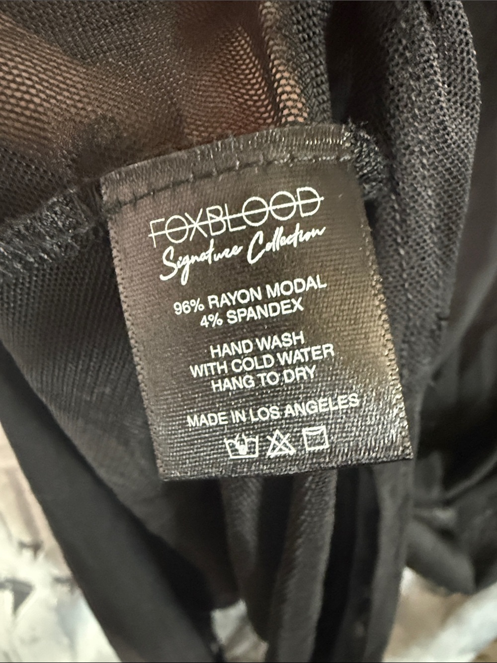 NWOT FOXBLOOD SHADOW MESH CAFTAN OS - Picture 5 of 9